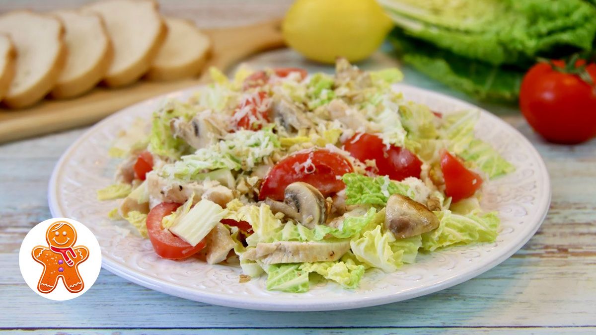 Салат «Максим»: Нежность пекинской капусты и куриного филе в каждой порции