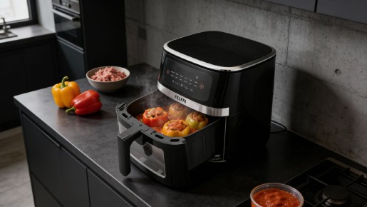 Фаршированные перцы в аэрогриле: как приготовить шедевр за 40 минут