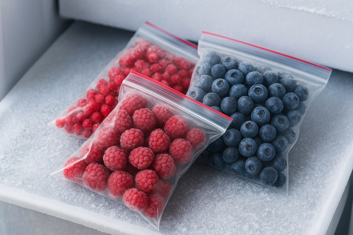 Как правильно заморозить ягоды, чтобы они не слипались