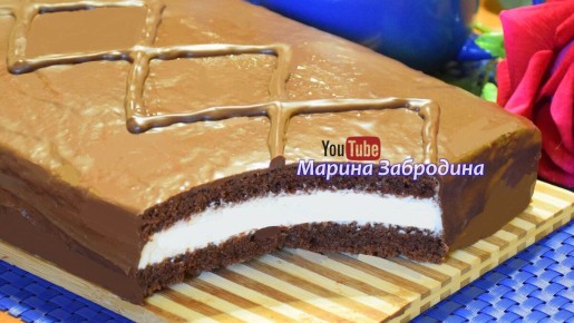 Торт "Гигантский Киндер Делис": удовольствие в каждой ложке