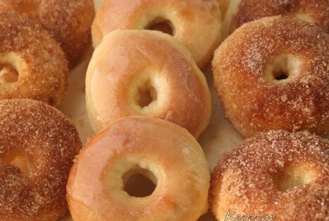 Нежные пончики из духовки: пошаговый рецепт