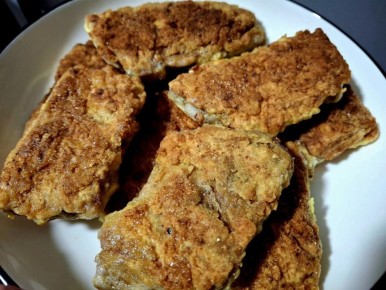 Необычные золотистые медальоны из говяжьего вымени, которые удивят всех