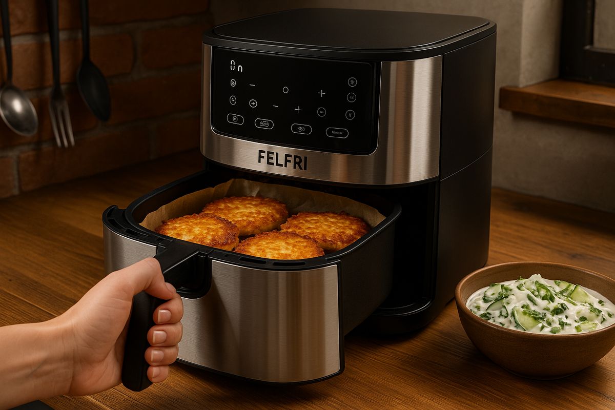 Восхитительные драники за 18 минут: секреты идеального блюда в аэрогриле