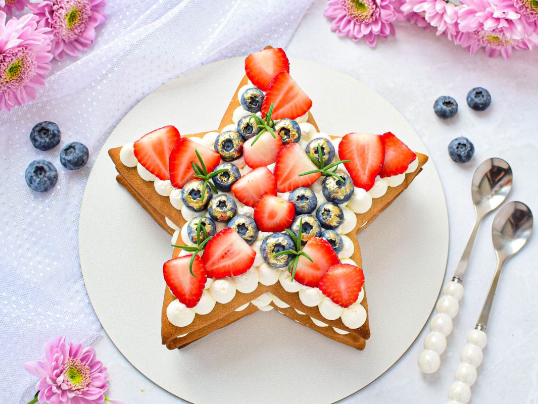 Торт «Звезда»: простой рецепт с эффектным результатом