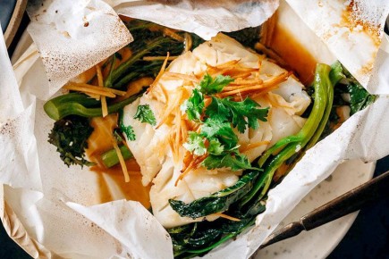 Вдохновляющее блюдо: Рыба в конверте с имбирным соусом