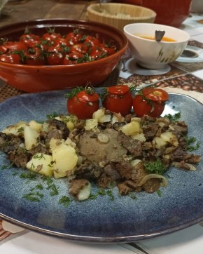 Как приготовить скоблянку и запеченные яблоки в тандыре