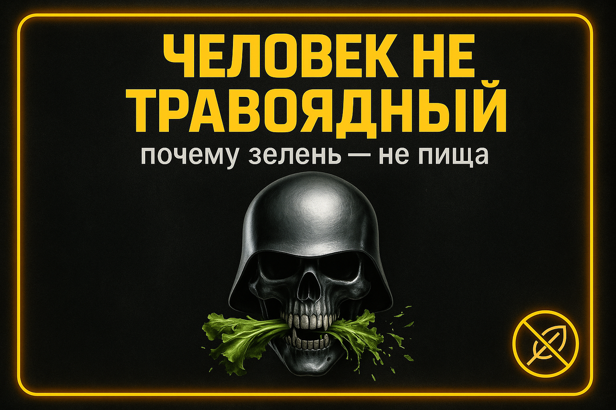Почему зелень не является настоящей едой для человека