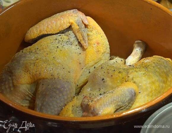 Лазанья с цесаркой и радиккио