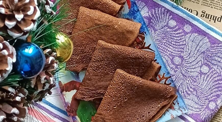 Нежные шоколадные блинчики для идеального утра