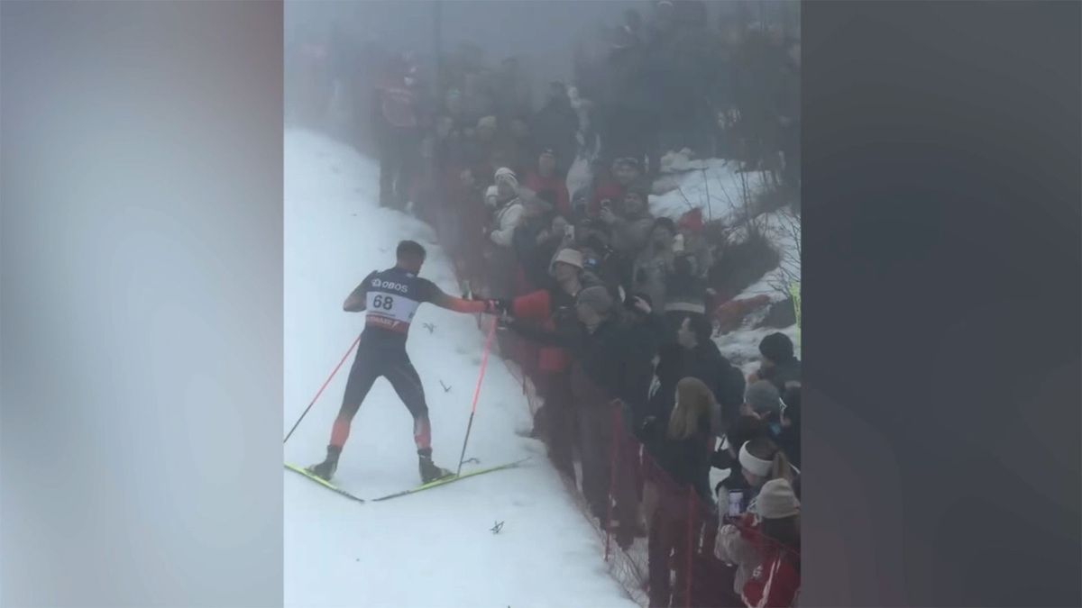 Британский лыжник шокировал всех, выпив 12 банок пива на Кубке мира