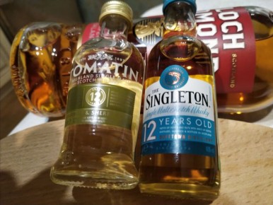 Вкусные открытия: обзор 12-летних виски от Tomatin, Singleton и Loch Lomond