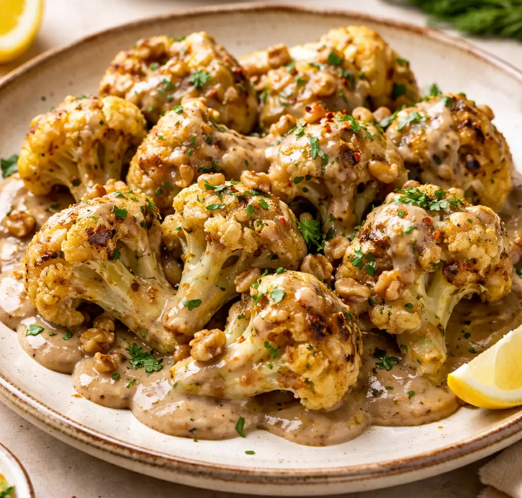 Цветная капуста в ореховом соусе: Порадуйте себя и близких