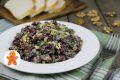 Зелено-фасолевый салат с орехами для поста и простоты приготовления