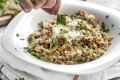 Сливочное гречотто с кроликом и белыми грибами: уникальное сочетание вкусов